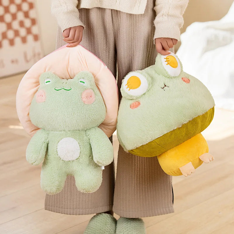 Frog Bog Official Mushroom Frog Plushie